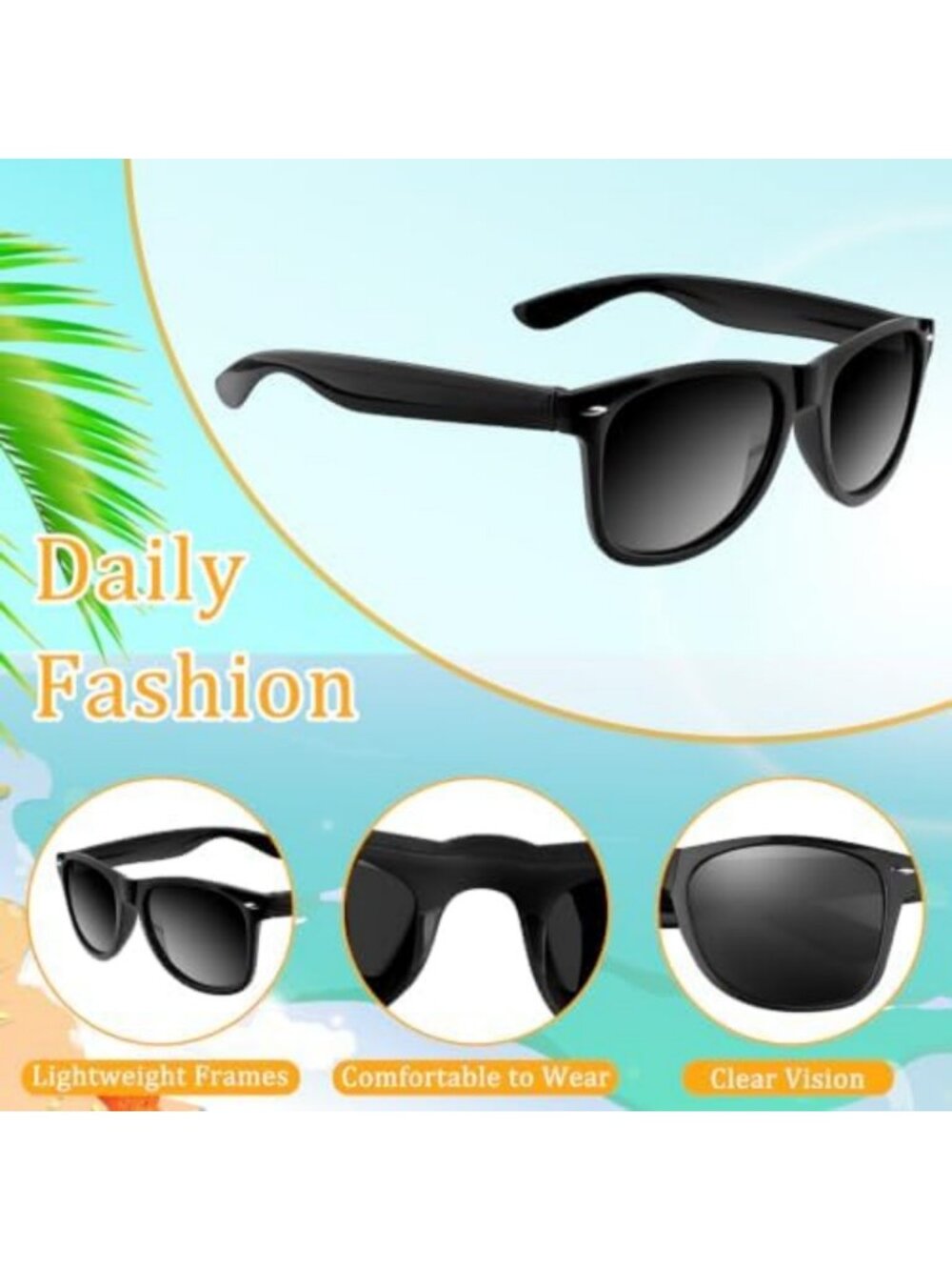 Bulk Sunglasses Party Favors - 6/12/24/48 Pack for Summer Beach, Pool & Weddings - Picture 5 of 6